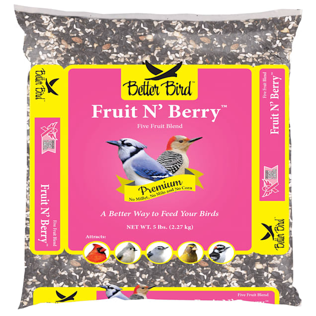 Better Bird Fruit N Berry Blend Wild Bird Food, 5 lbs. Petco