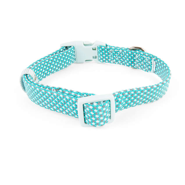 YOULY Reflective Blue Dog Collar, Small