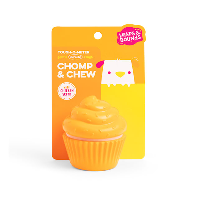 Leaps Bounds Rubber Cupcake Dog Toy X Small Petco