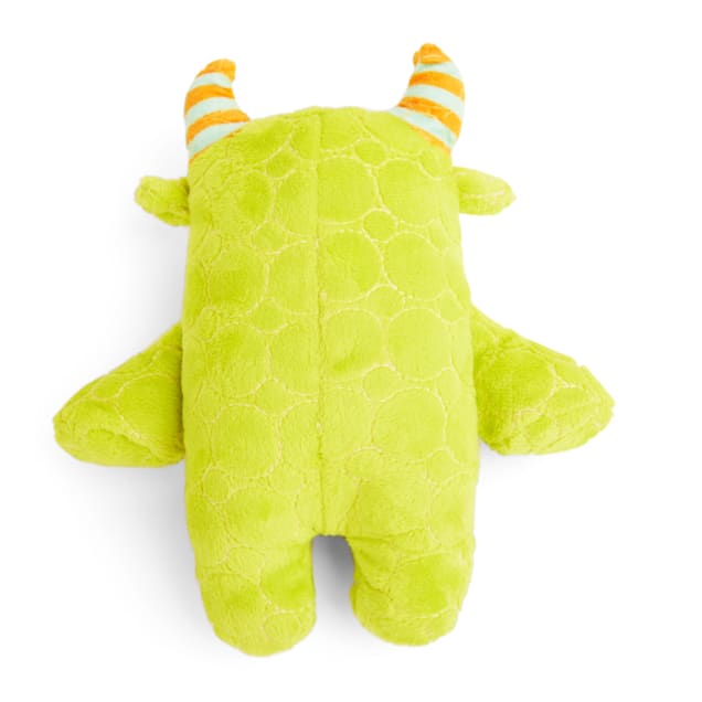 Leaps Bounds Tough Green Monster Dog Toy Medium