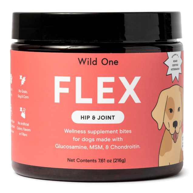 Wild One Flex Hip & Joint Dog Supplement, 7.61 oz. - Carousel image #1