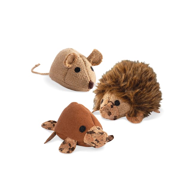 PetShop by Fringe Studio Charming Chums Canvas Mini Cat Toy Set, Small - Carousel image #1