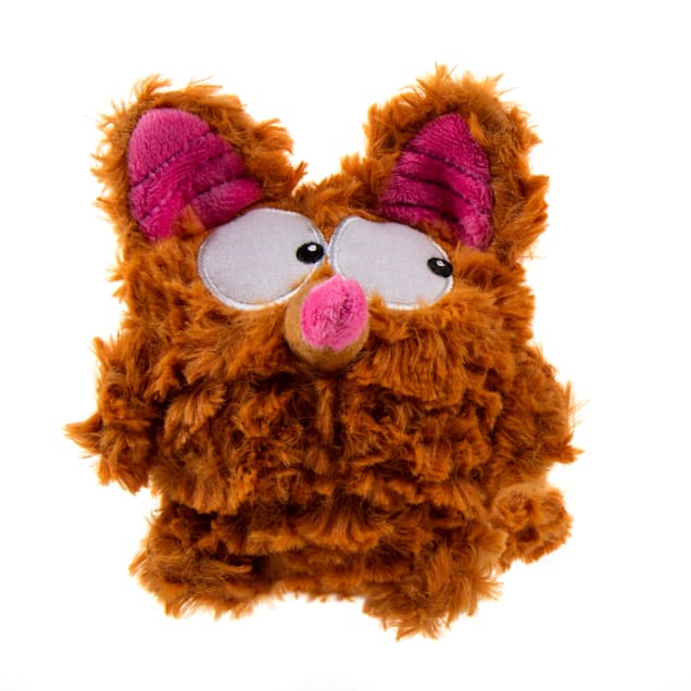 goDog Brown PlayClean Bush Dog Toy, Small - Carousel image #1