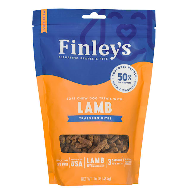Finley's Lamb Recipe Soft Chew Training Bite Dog Treats, 16 oz. - Carousel image #1