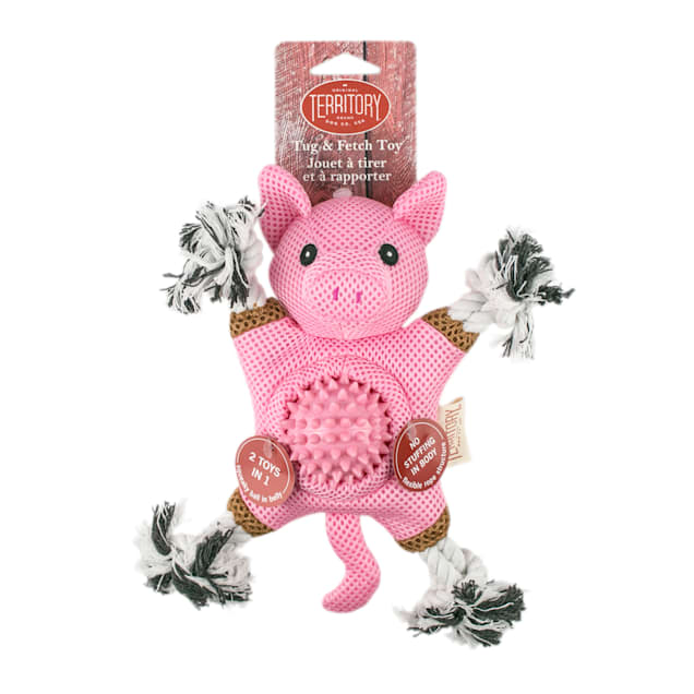 Territory Farm Friends Horse 2-in-1 Dog Toy, Medium - Carousel image #1