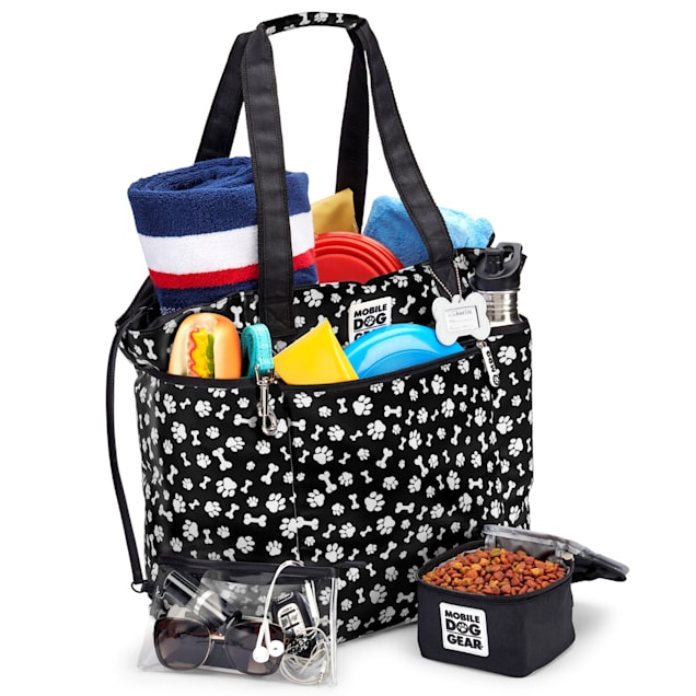 Mobile Dog Gear Black Dogssentials Tote Bag 19.5
