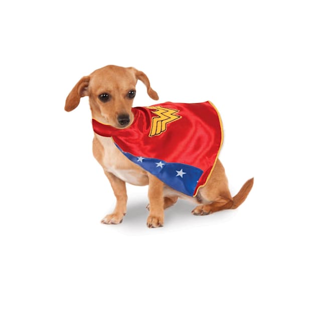 Rubie's Pet Shop DC Wonder Woman Cape Costume for Dogs, X-Small - Carousel image #1