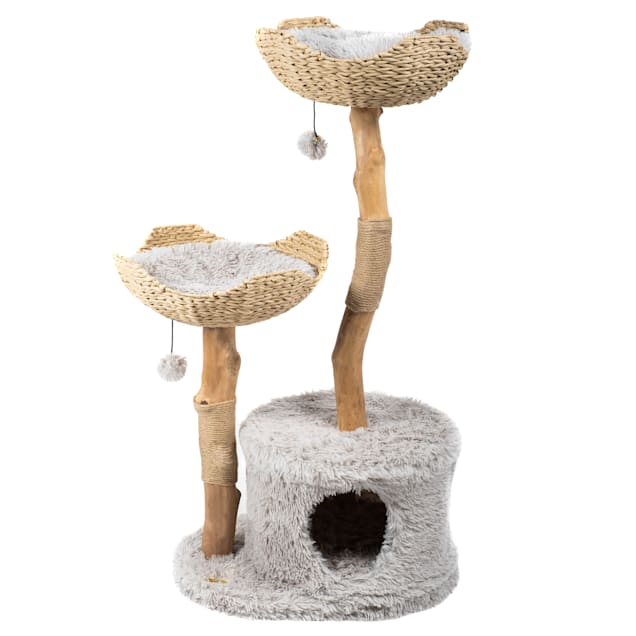 Mau Lifestyle Gray Cento Cat Tree 45.5 H