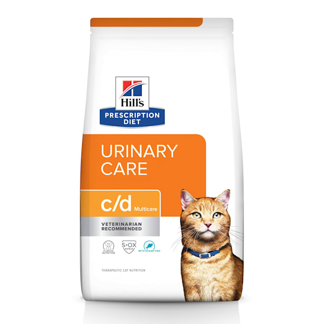 Hill s Prescription Diet c d Multicare Urinary Care with Ocean Fish Dry Cat Food 17.6 lbs