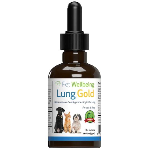 Pet Wellbeing Gold Natural Immune Booster for Lung Infections Supplement for Cats 2 fl. oz. Petco