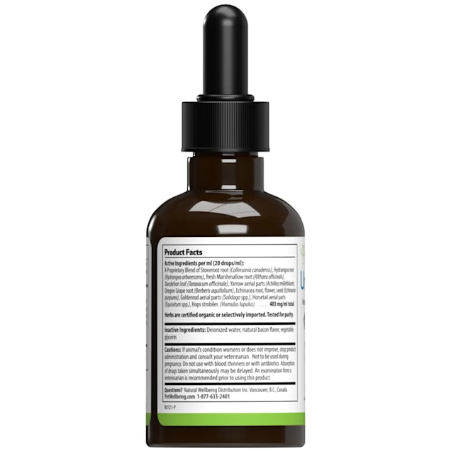 Pet Wellbeing Urinary Gold for Dogs Natural Support for Dog Urinary Tract Health 2oz