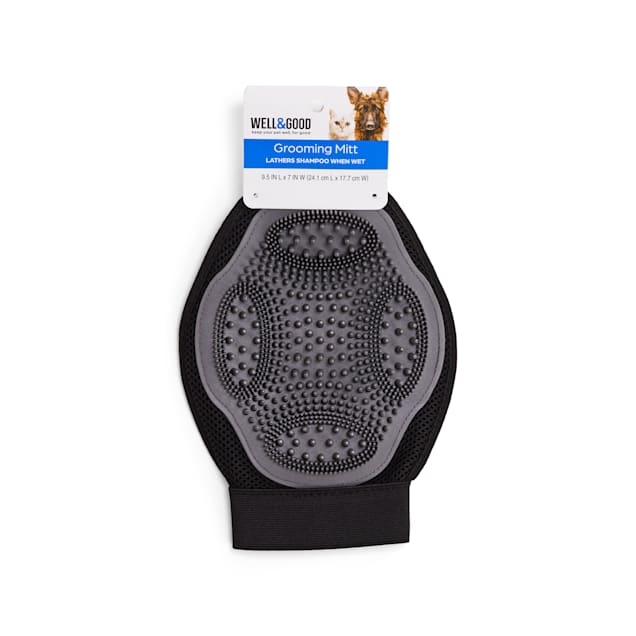 Pet grooming gloves petco top