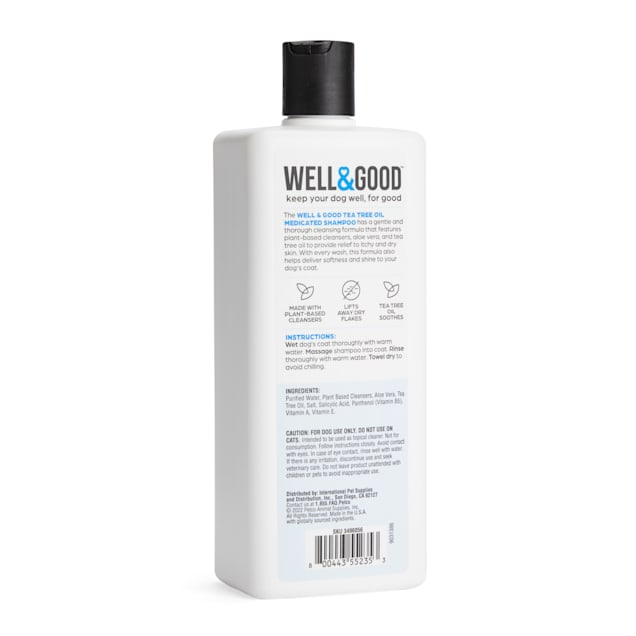 Well Good Tea Tree Medicated Dog Shampoo 16 fl. oz. Petco