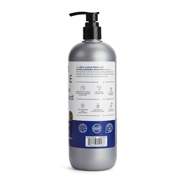 Well and good puppy shampoo top