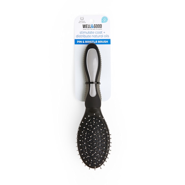 Pin and online bristle brush