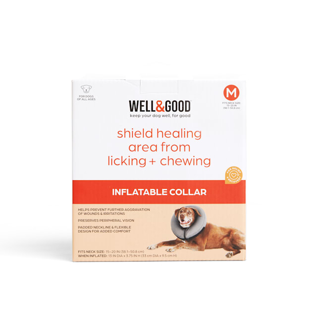 Well and good inflatable collar medium shop