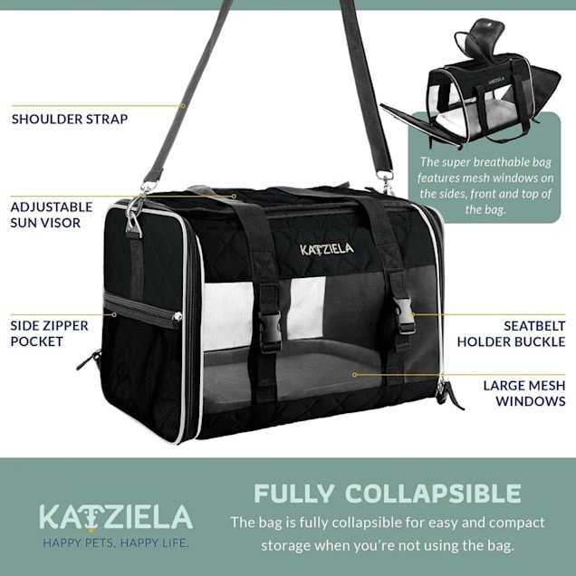 Katziela pet carrier top