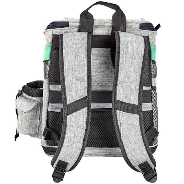 Katziela Voyager Backpack Pet Carrier - Gray/Green