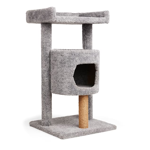 Carpeted cat hot sale trees and condos