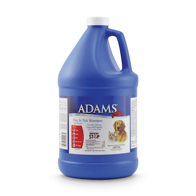 Adams Plus Flea & Tick Shampoo with Precor for Dogs, 1 Gallon - Carousel image #1