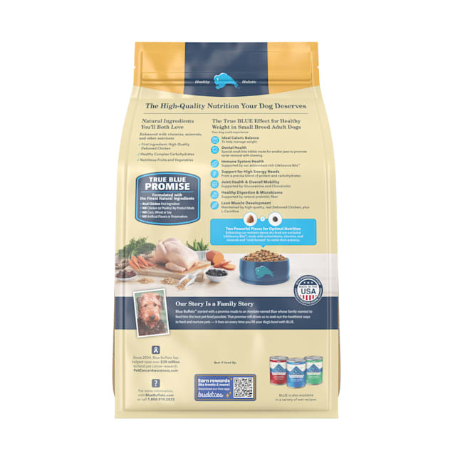 Blue buffalo healthy weight small breed top