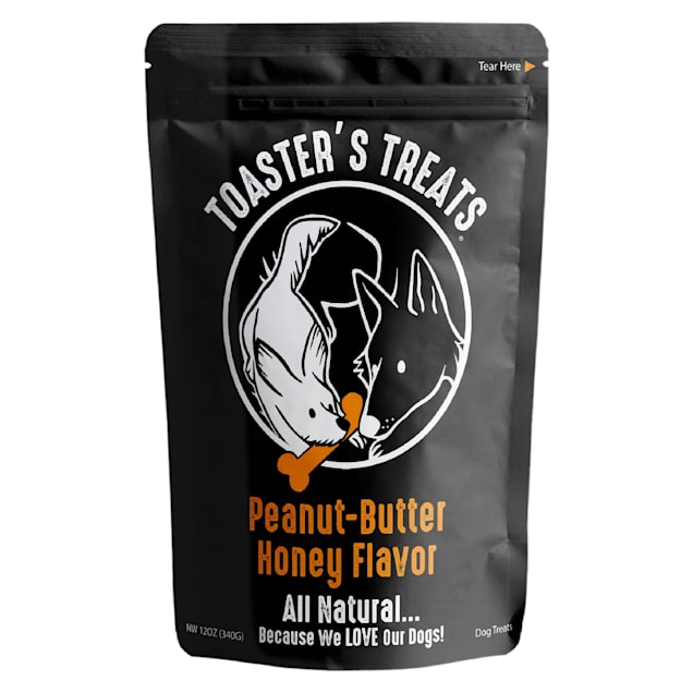 Toaster's Treats Baked Peanut Butter Honey Dog Treats, 12 oz. - Carousel image #1