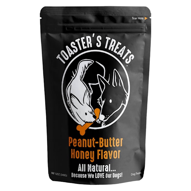 Peanut butter honey dog clearance treats
