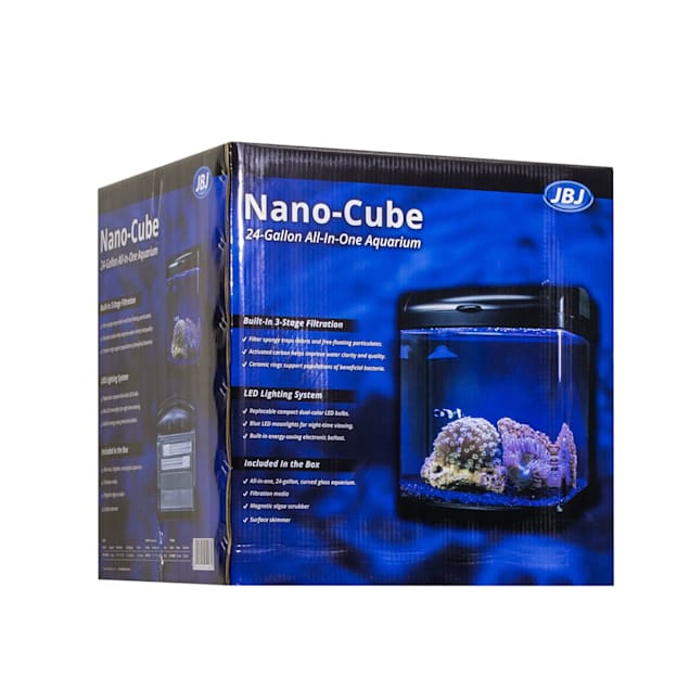 Beoordeling toewijzen Plateau JBJ Nano-Cube All in One Tank, 24 Gallon | Petco