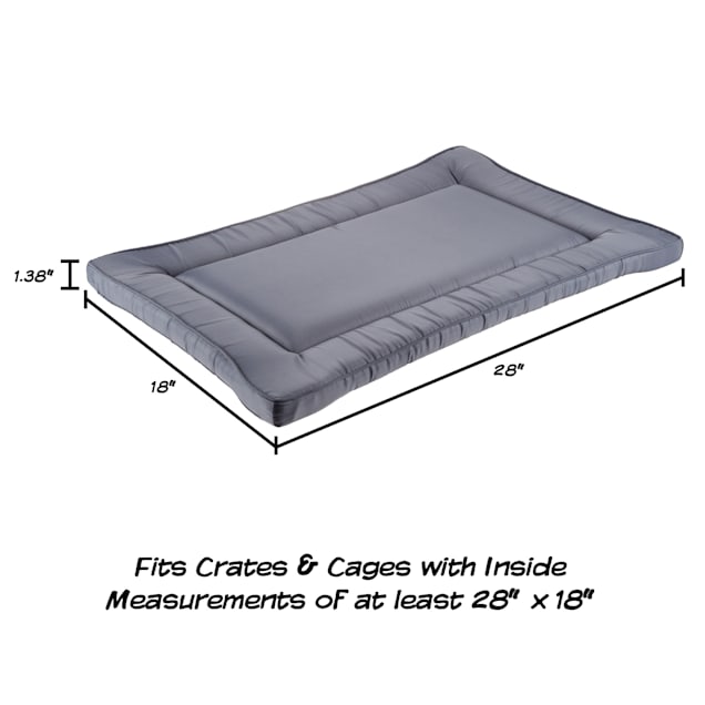Pet Adobe Waterproof Durable Dog Crate Bed Gray