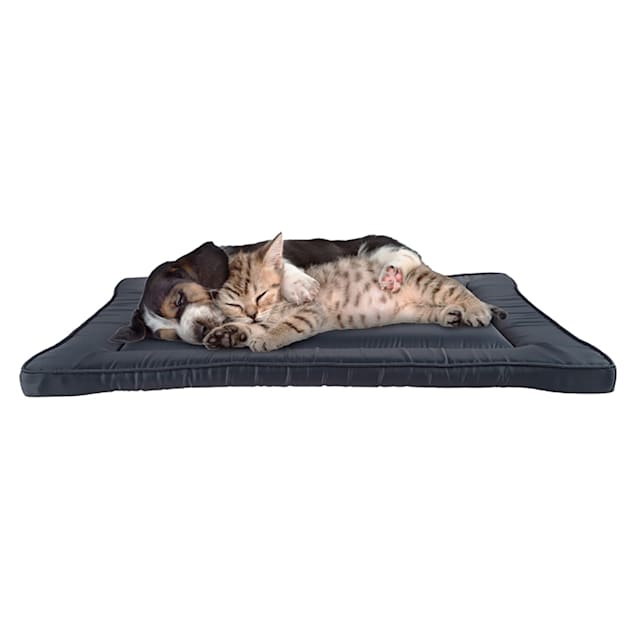 Pet Adobe Navy Waterproof Dog Crate Bed, 28" L X 18" W X 1.38" H - Carousel image #1