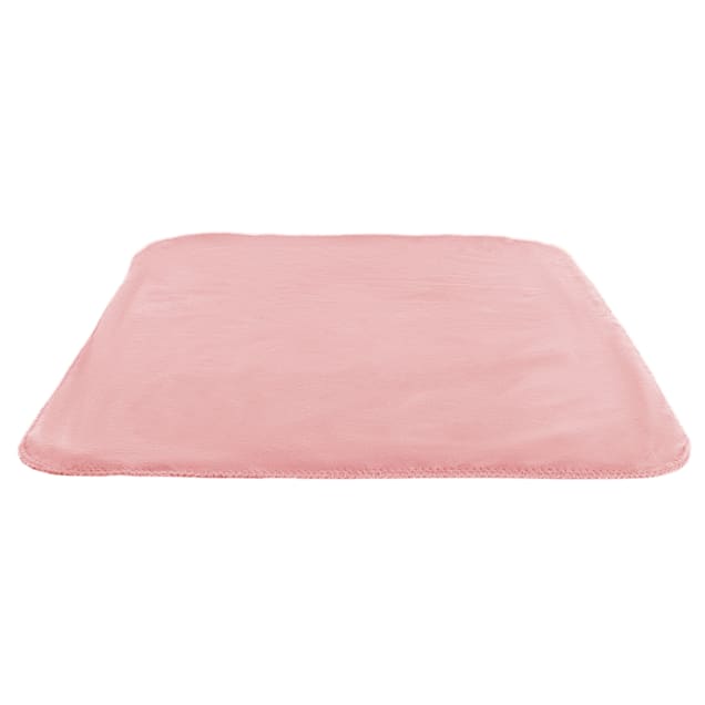 Pet Adobe Pink Plush Waterproof Pet Throw Blanket, 40" L X 30" W X 0.25" H - Carousel image #1
