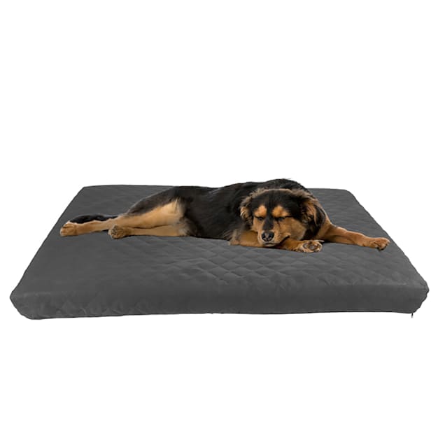 Pet Adobe Gray Waterproof Memory Foam Dog Bed, 44" L X 35" W X 3.5" H - Carousel image #1