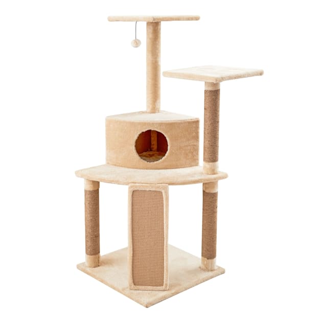 Two by Two Poplar Cat Tree, 22" H - Carousel image #1