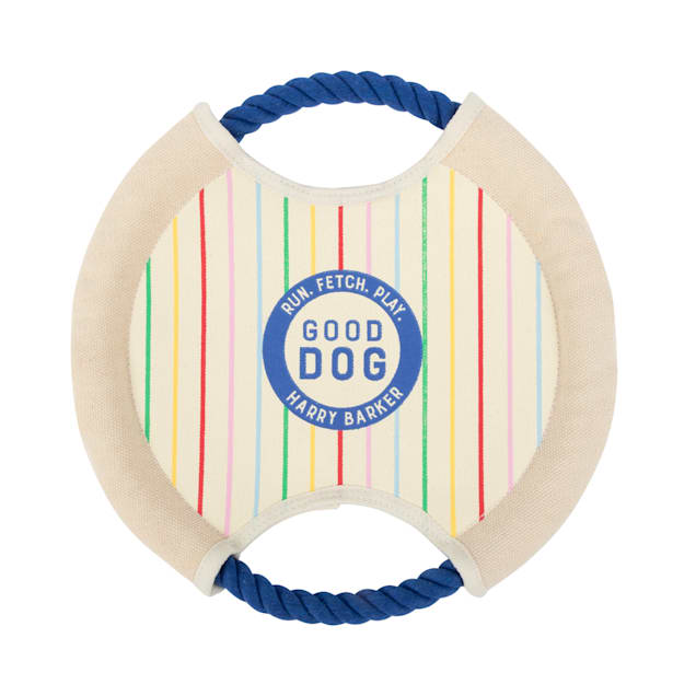 Harry Barker Good Dog Rope Flyer Frisbee Dog Toy, Medium - Carousel image #1