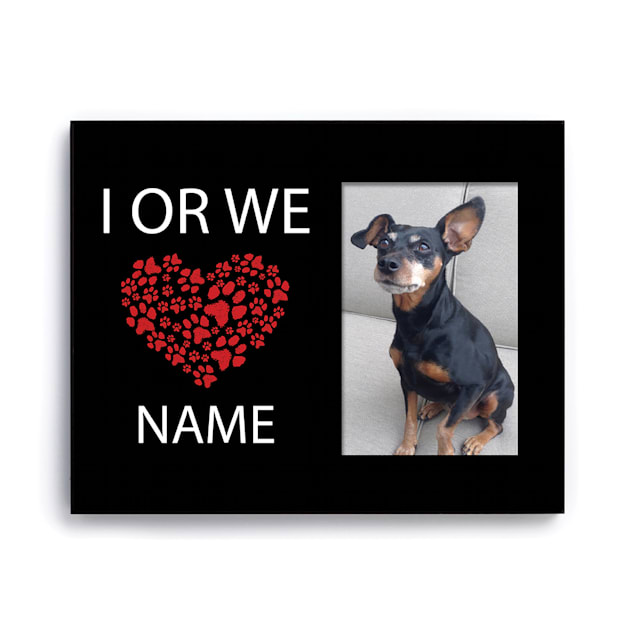 i love my dog photo frame