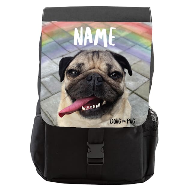Custom Personalization Solutions Doug The Pug Youth Size Backpack - Carousel image #1
