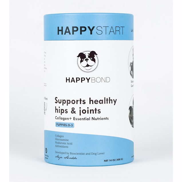 HAPPYBOND Happy Start Collagen Based Puppy Joint Dog Supplements, 14 oz. - Carousel image #1