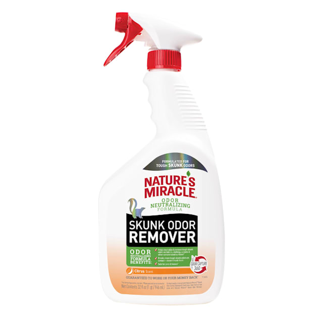 Nature's Miracle Skunk Odor Remover Citrus Scent for Dogs, 32 fl. oz. - Carousel image #1