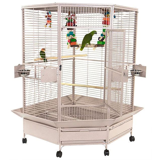 Corner cage for shop small pets