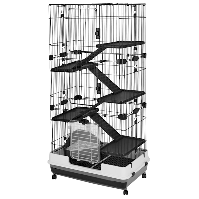 A&E Cage Company 80-3 Deluxe 6 Level Small Animal Cage, 32" L X 21" W X 60" H - Carousel image #1