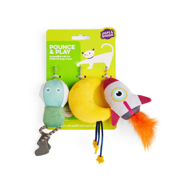 Leaps Bounds EZ Snap Cat Toy Pack of 3 Petco