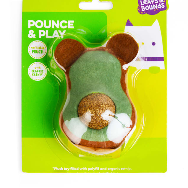 Leaps Bounds Catnip Infused Plush Rat Cat Toy from Petco