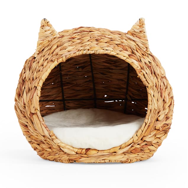 EveryYay Straw Cat Head Bed 16.5 L X 14.2 W X 14.5 H Petco