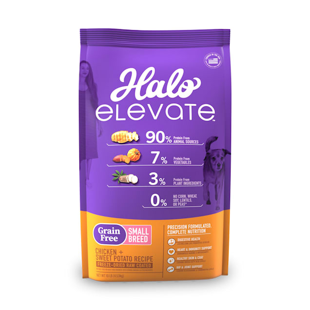 Halo Elevate Dog Grain Free Small Breed Chicken Recipe Dry Food product image