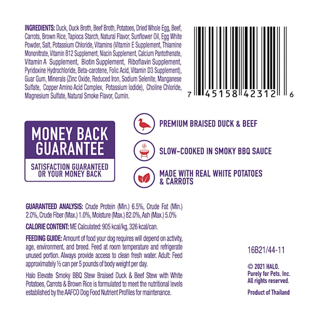 Petco halo dog food clearance