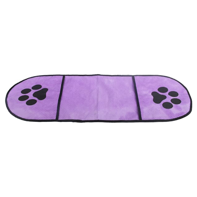 Paw Print Pet Feeding Mat For Dogs, High Absorbent Quick Dry Dog