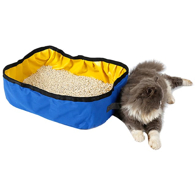 Pet Life Litter Go Travel Folding Waterproof Kitty Cat Litterbox