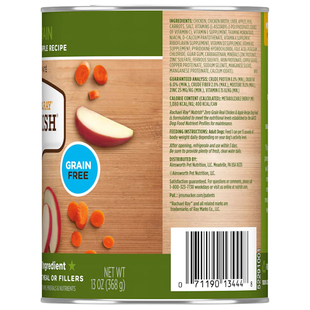 Rachael ray zero grain dog food store