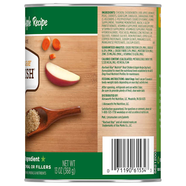 Calories in rachael ray dog food shop