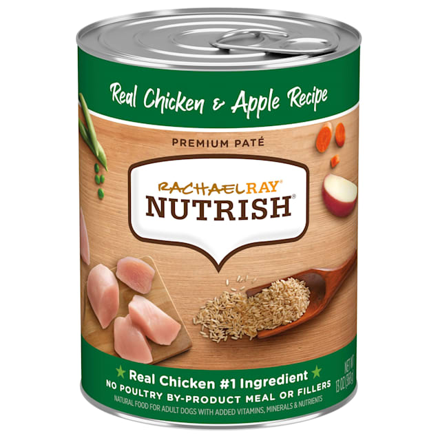 Rachael Ray Nutrish Real Chicken & Apple Recipe Wet Dog Food, 13 oz., Case of 12 - Carousel image #1